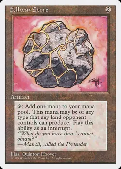 Fellwar Stone 1x MtG 4th Edition SP/NM - Image 1