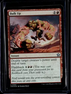 Bulk Up - 80 - Foil - FDN - NM - MTG Magic the Gathering - Image 1
