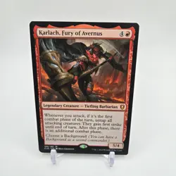 Karlach, Fury of Avernus - Battle for Baldur's Gate NM MTG Regular Rare #186/361 - Image 1