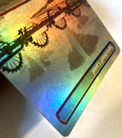 MTG Spirebluff Canal BORDERLESS FOIL Outlaws of Thunder Junction 304 NM - Image 4