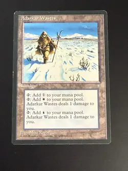 MTG - Adarkar Wastes - Ice Age - 1x NM (Magic: The Gathering) - Image 1