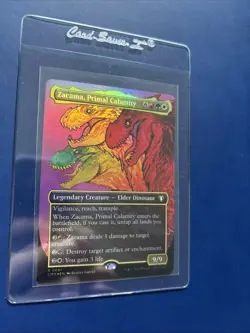 Zacama, Primal Calamity (Borderless) Commander Masters Foil - Image 2