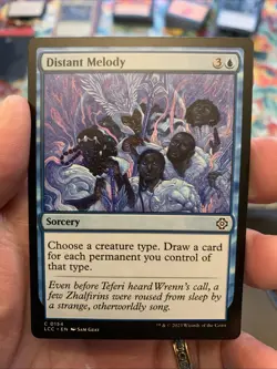 Distant Melody #154 (NM) Lost Caverns of Ixalan LCC Magic MTG - Image 1