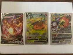 Charizard UPC Black Star Promo Cards Swsh260, Swsh261 And Swsh 262 - Image 1
