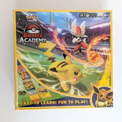 Pokemon Battle Academy Box 2022 Inc 3 Starter Decks, Foil Promo V Cards and More - Image 1