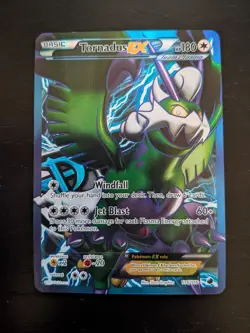Tornadus EX 114/116 BW Plasma Freeze FA Ultra Rare Holo Pokemon NM- - Image 1