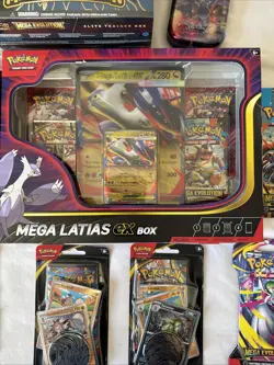 Pokemon Mega Evolution Bundle: 13 Items, ETB, Tins, Booster Packs, Gengar Deck. - Image 5