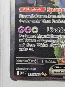Pokemon Team Rockets Mewtu ex DRI 231 / 182 PSA 10 GEM MT DE - Image 4