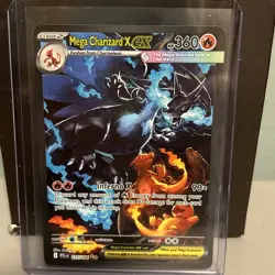 Mega Charizard X EX SIR 125/094 (English) Phantasmal Flames Pokemon TCG IN HAND - Image 1