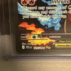 Mega Charizard X EX SIR 125/094 (English) Phantasmal Flames Pokemon TCG IN HAND - Image 4