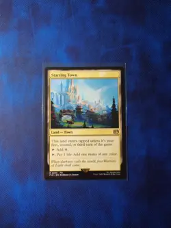 MTG Final Fantasy Starting Town R0289 Non Foil Card - Image 1