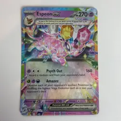 Espeon EX 34/131 Prismatic Evolutions Holo Double Rare Pokemon Light Play+ - Image 3