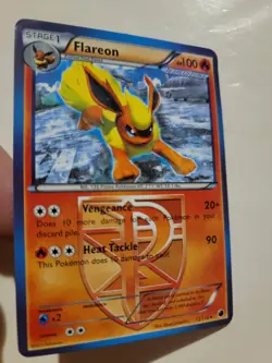 Pokemon TCG Card 2013 Black & White Plasma Freeze Flareon 12/116 Non-Holo - Image 1