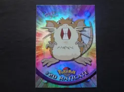 1999 Topps Pokemon Rainbow Foil #20 Raticate Holo Blue Logo Series 1 - Image 1