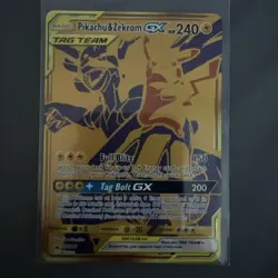 Pokemon TCG Pikachu & Zekrom GX Sun & Moon SM248 Holo Promo Card - Image 1