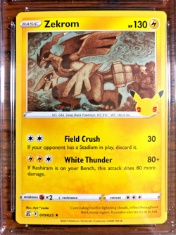 Zekrom Holo Rare #010 - CGC MINT 9 - 2021 SWSH Celebrations - Pokemon TCG - Image 2
