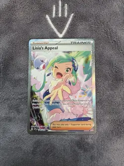 Pokemon TCG Lisia's Appeal Full Art Trainer Surging Sparks 246/191 - Image 1