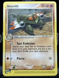 Pokemon Card Ex Sandstorm Anorith 27/100 E-Series NM - Image 3