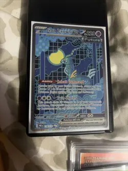 Pokemon TCG Iron Crown EX 158/131 Prismatic Evolutions Special Illustration - Image 1