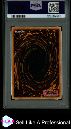 BLUE-EYES WHITE DRGN. YU-GI-OH! GER LOB 25TH ANNI ED 2023 DE001 PSA 8 - Image 2