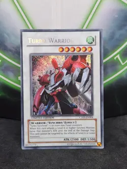 Yugioh Turbo Warrior CT05-EN004 Secret Rare MP - Image 1