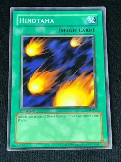 YUGIOH HINOTAMA LOB-056 1ST COMMON (NM) NA PRINT - Image 1