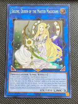 YuGiOh! Selene, Queen of the Master Magicians RA01-EN047 Secret Rare 1st Edition - Image 1