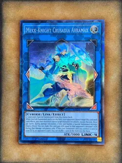 Yugioh Mekk-Knight Crusadia Avramax MAZE-EN054 Collector Rare 1st Ed NM - Image 1
