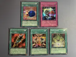 Yu-Gi-Oh! 5x Prismatic Secret Rare Promo Wurfel, Sebeks Segen Austausch TSC PCJ - Image 1