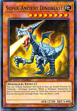 Super-Ancient Dinoblast SS03-ENA08 Yu-Gi-Oh! Card Near Mint 1st Edition - Image 1