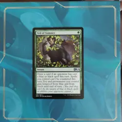 Veil of Summer 🪄 198 - MTG M20 Magic The Gathering TCG Card NM & sleeve - Image 1