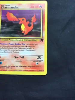 Pokemon Cards: Team Rocket 1st Edition Common: Charmander 50/82 - Image 4