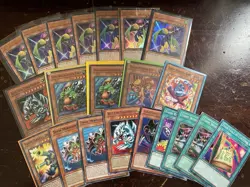 Yugioh Tcg Lot 21 Toon Cards. Blue-eyes Toon Db1/ Toon Goblin/ Toon Harpie Lady - Image 1