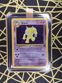 🔥 Hypno 8/62 🔥 Original Holo Rare Fossil Set Pokemon Card WOTC TCG 1999 - Image 2