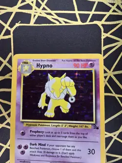 🔥 Hypno 8/62 🔥 Original Holo Rare Fossil Set Pokemon Card WOTC TCG 1999 - Image 4