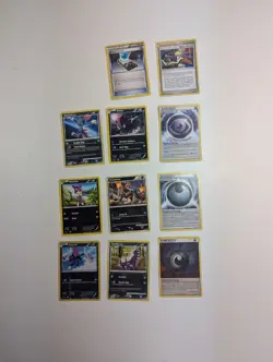 Pokemon TCG Lot (11 Cards) - Darkness/Trainer Mix - Image 1