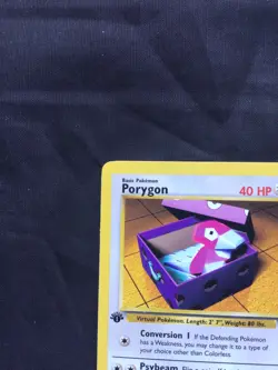 Pokemon Cards: Team Rocket 1st Edition Uncommon: Porygon 48/82 - Image 2