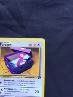 Pokemon Cards: Team Rocket 1st Edition Uncommon: Porygon 48/82 - Image 3