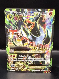 Pokemon TCG M Houndoom EX Full Art Holo Card Breakthrough Series 154/162 - Image 1