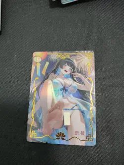 NEW-01 Anime Girl Feet No Doubt To Getting Wet Goddess Story Lewd Card - Image 1
