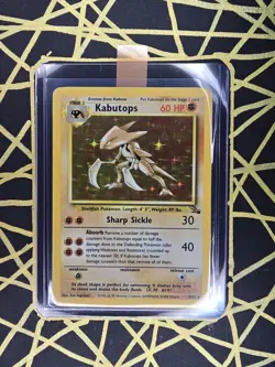 🔥 Kabutops 9/62 🔥 Original Holo Rare Fossil Set Pokemon Card WOTC 1999 - Image 2