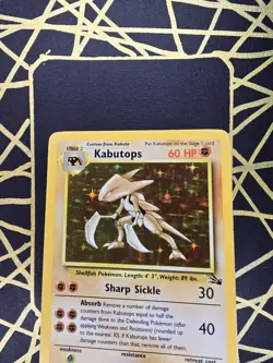 🔥 Kabutops 9/62 🔥 Original Holo Rare Fossil Set Pokemon Card WOTC 1999 - Image 4