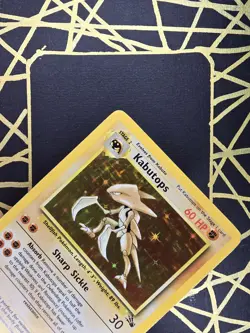 🔥 Kabutops 9/62 🔥 Original Holo Rare Fossil Set Pokemon Card WOTC 1999 - Image 5