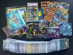 Pokemon Bulk Lot! 400+ Cards, PSA Slab, EX cards, Plus Booster Packs And More! - Image 1