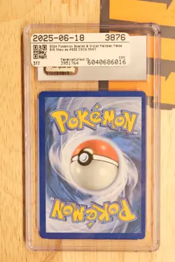CGC 9 MINT Mew ex 232/091 SPECIAL ILLUSTRATION Paldean Fates Pokemon Card 012 - Image 2