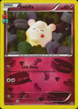 Swirlix RC19/RC32 Generations: Radiant Collection Uncommon Pokemon Card LP - Image 1