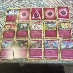 50 Pokemon Cards. Fairy Type. 4 Energy And 46 Pokemons from Various Sets - Image 5