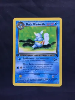 Pokemon Cards: Team Rocket 1st Edition Uncommon: Dark Wartortle 46/82 - Image 1