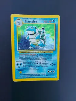 Pokemon TCG Blastoise Holo Rare Card Base Set 2/102 Unlimited - Image 4