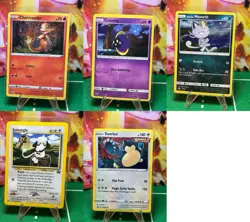 Lot Of 5 Black Star Promo Pokemon Cards - Image 1